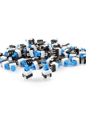 55pcs 6 Pin DPDT Selflocking Power Micro Push Button Switche