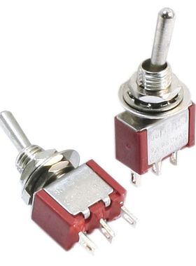 AC 120V 5A ON-OFF-ON 3 Positions Latching Switch SPDT Red 2p
