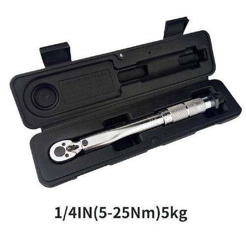 Torque Wrench Bike 1/4 Square Drive 5-25NM Two-way Precise