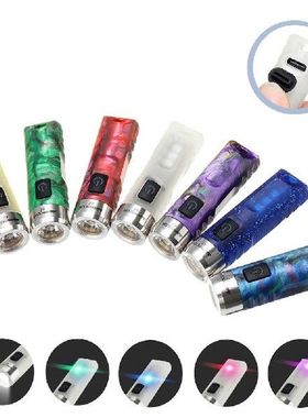 K2 SST20 300LM TIR EDC Keychain Flashlight Type-C USB