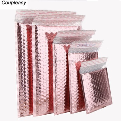 20pcs Rose Gold Bubble Envelope Foam F Shipping Mailing Bag