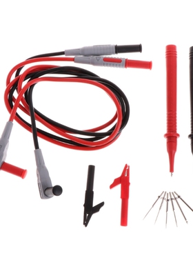 P1300B 12 In 1 Test Lead Kit Alligator Clips Clamp Super Mul