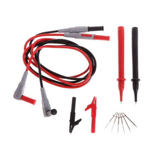 P1300B 12 In 1 Test Lead Kit Alligator Clips Clamp Super Mul