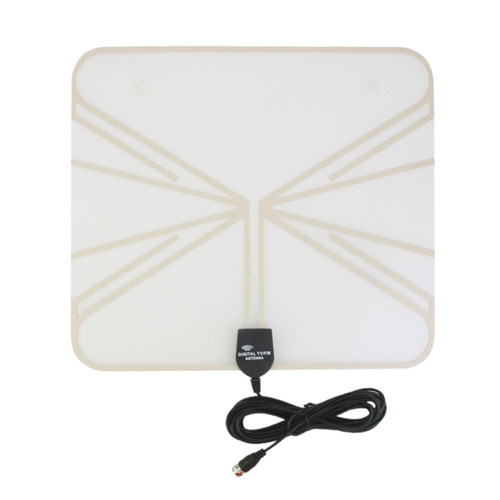 Indoor Thin Flat HDTV TV Antenna VHF UHF FM 35 Miles Range 1