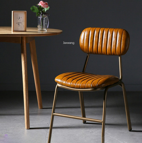 Retro Dining Chairs Industrial Small Chair Backrest Simple