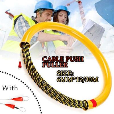 15/30M 6mm Cable Wire Puller Rodder Conduit Snake Cable