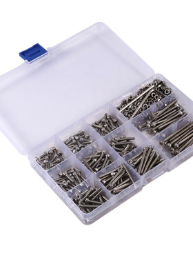 440pcs M3 Screws Nuts Set Hex Head Socket Screws and Nuts 2