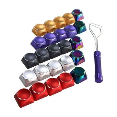 5-key 1 Electroplated Gradient Keycap 4 Oxidized Monochrome