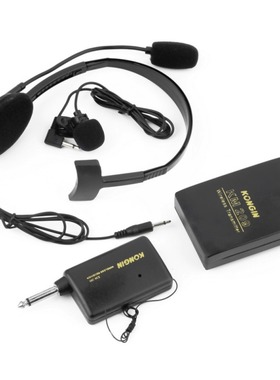 VHF Stage Lavalier Lapel Headset Microphone System Mic FM Tr