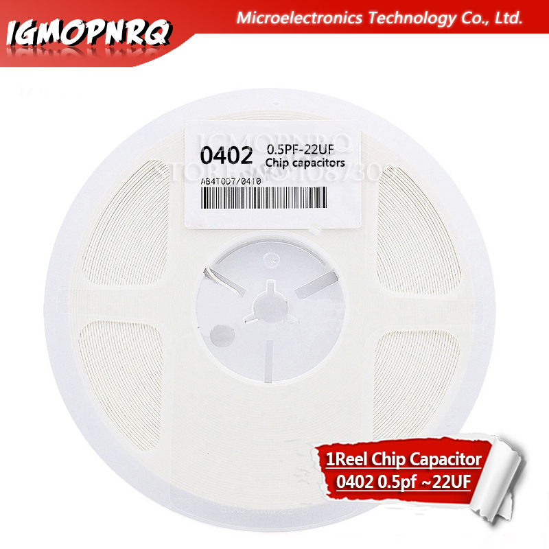 1reel 0402 50V SMD Thick Film hjxrhgal Chip Multilayer Ceram