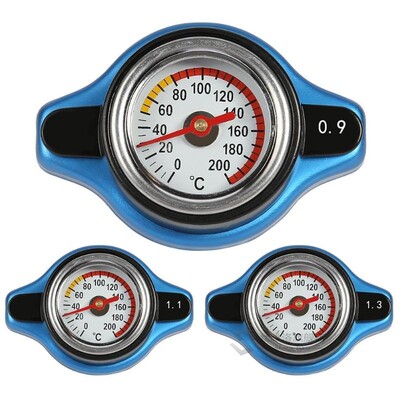 Car Thermostatic Gauge Radiator Cap Tank Cover Water Tempera