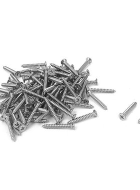 100 Pcs M2.2 x 16mm Cross Head Countersunk Self Tapping Scre