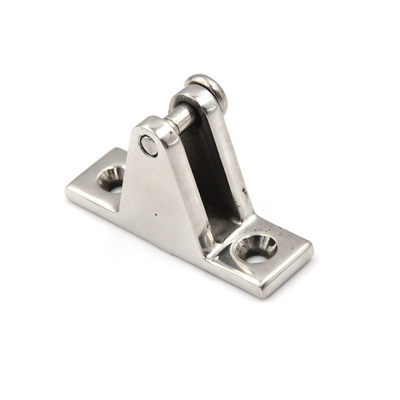 Marine boat bimini top fitting deck hinge