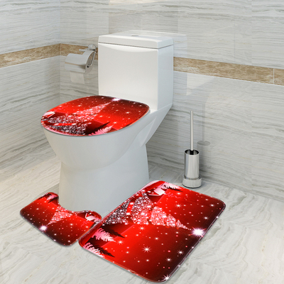 Christmas Decorations for Home Non-slip Bathmat Santa Claus