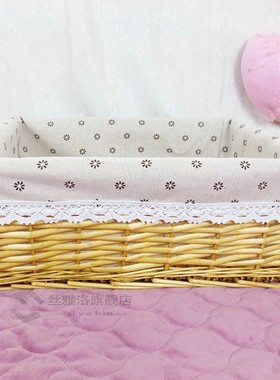 4 Sizes Handmade Rattan Storage Baskets Household Items Snac