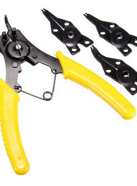 4 in 1 HandSet Head Circlip Plier Snap Ring Pliers Circlip