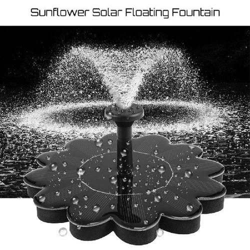 160L/H 1.4W Garden Birdbath Pool Fountain Watering Wide Irri