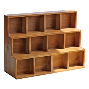 Retro Grid Hot Twelve Miscellaneous Layers Shelves