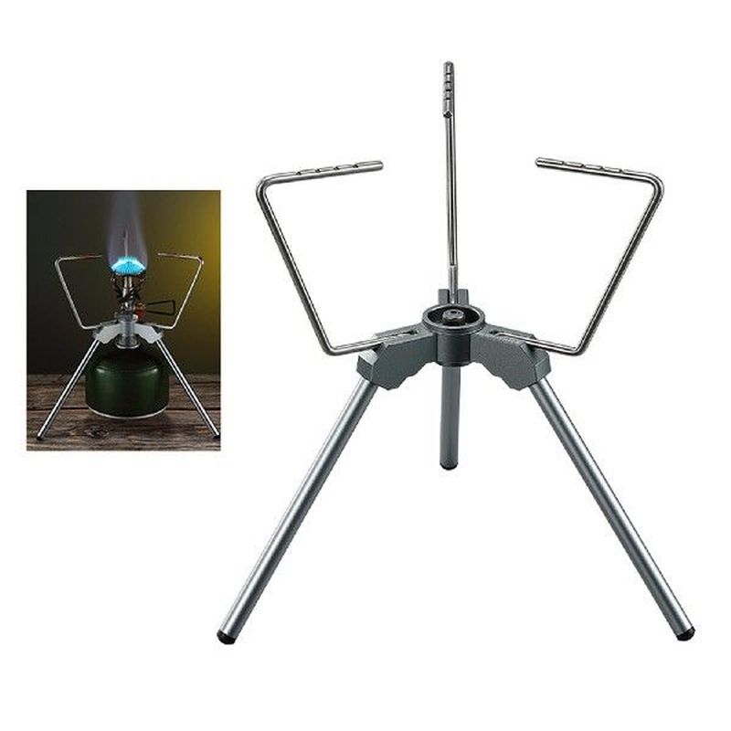 Outdoor Gas Stove Holder Camping Burner Portable Foldable