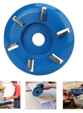 6 Teeth 90mm Diameter 16mm Rotary Planer Tea Tray Digging