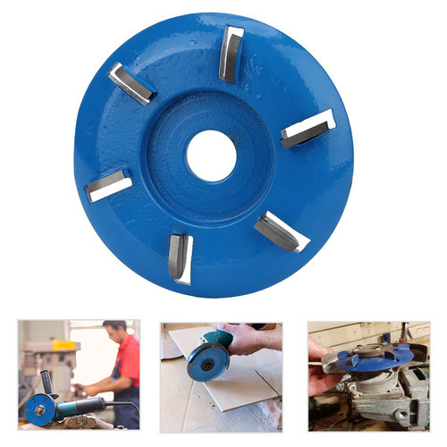 6 Teeth 90mm Diameter 16mm Rotary Planer Tea Tray Digging