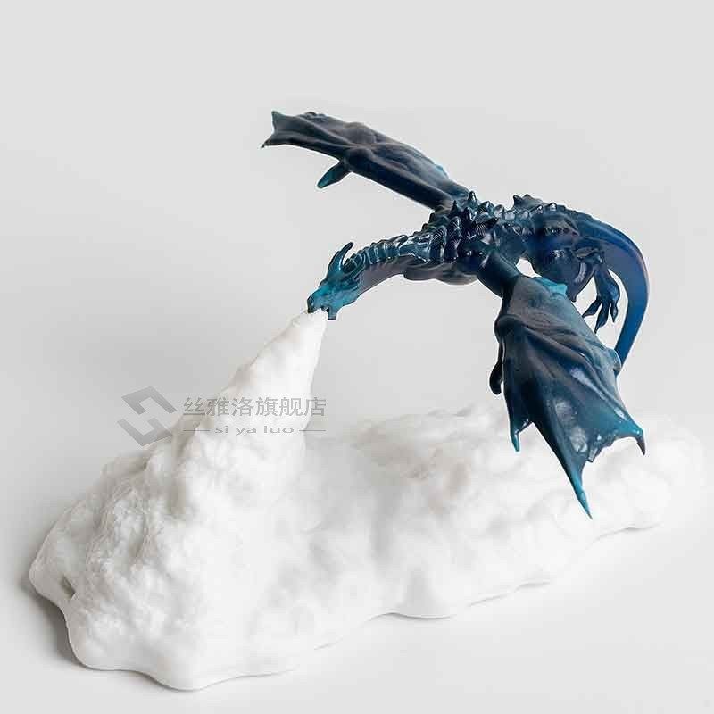 2020 newest dropship 3d printed led dragon lamps as night li
