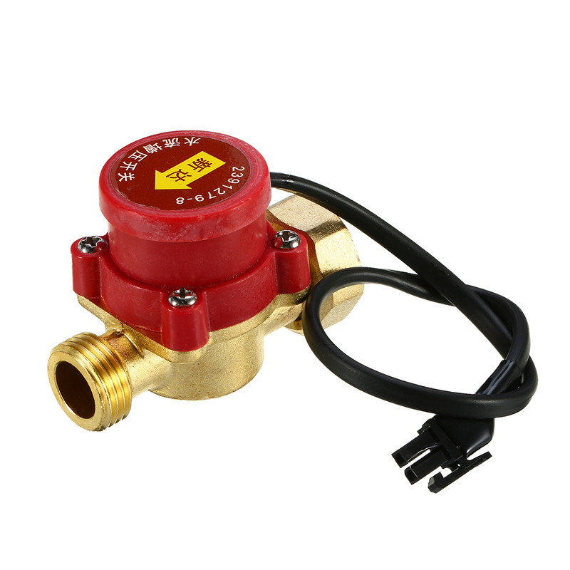 AC 220V 120W Water Flow Sensor Male Thread Connector Circula