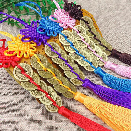 Hot Sale 1PCS Chinese Knots Feng Shui Wealth Success Copper