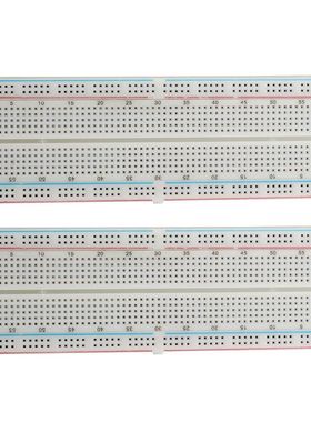 2x 830 contacts plugboard breadboard experiment board breadb