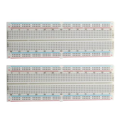 2x 830 contacts plugboard breadboard experiment board breadb