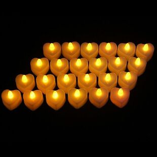 24 Pieces Fake Candles Battery Operated Exquisite Desktop