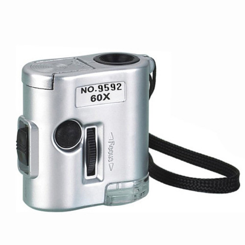 Clear vision Brand Mini 60X Jewelry Magnifier Loupe Glass LE