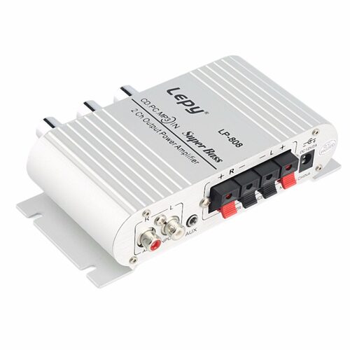 12V Hi-Fi Stereo Audio Amplifier Hi-Fi Bass Speaker Loudspea