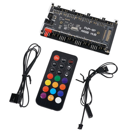 4-pin PWM Square RGB Sync Extended For PC Tidy Space Saving