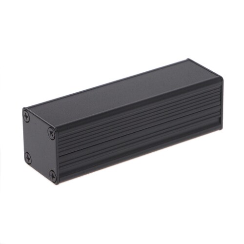 DIY Extruded Project Enclosure Case Black 80x25x25mm L15