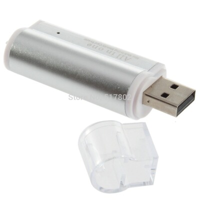 All in one Mini in One Memory Card Reader Mini Phone Extensi