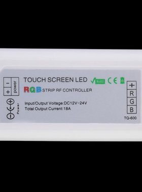 Touch Panel RF Remote 18A Controller Dimmer for RGB LED Stri