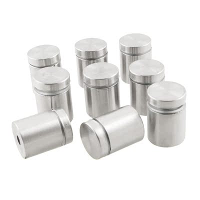 9Pcs 19 x 25mm Frameless Standoff Clamp Hardware for Glass