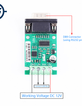 RS485 to UART Converter DB9 Male Socket Data Analyzer TJA102