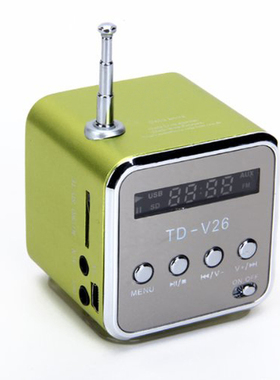 TD-V26 Haut-parleur Mini et avec Micro SD / TF / USB / FM -