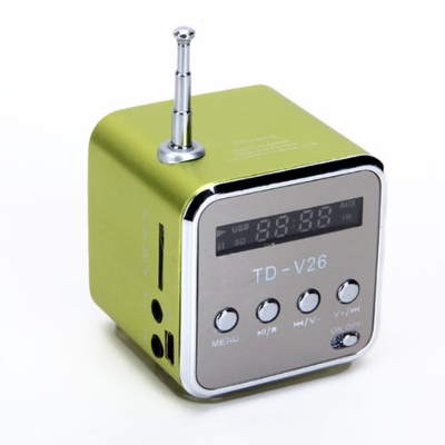 TD-V26 Haut-parleur Mini et avec Micro SD / TF / USB / FM -