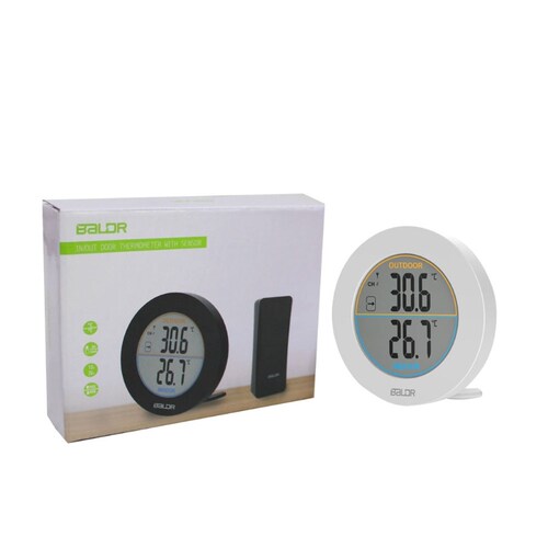 Table LCD Display Indoor Outdoor Sensor Temperature Sensor