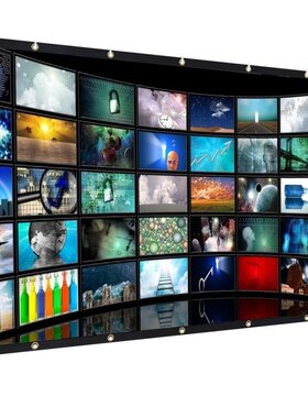 100 120 150 Inches Projector Screen Projector Simple Curtain