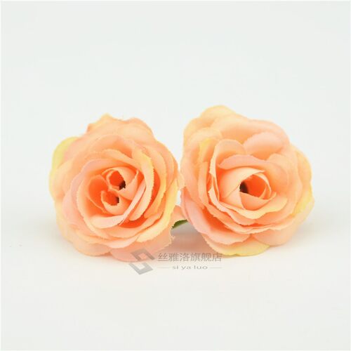 50pcs 2.5cm Mini Rose Cloth Artificial Flower  Wedding Party