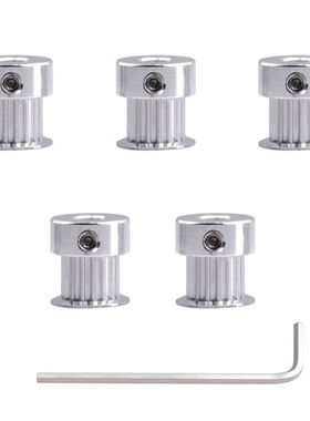 5PCS GT2 Timing Belt Pulley 20 Teeth Bore 5mm Width 6mm and