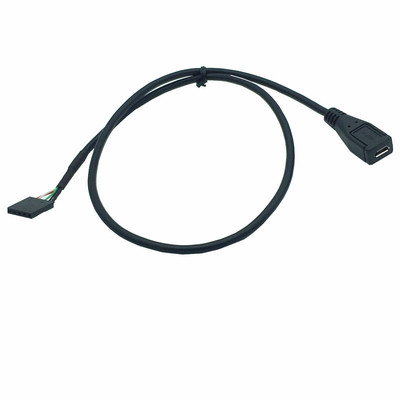 50CM  usbmicro 5P Female to 5Pin Female 2.54 USB header PCB