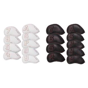 Golf Iron Head Covers Protective Club Set Waterproof Tape