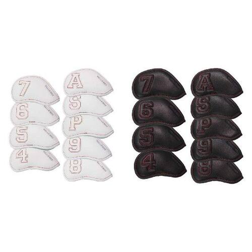 Golf Iron Head Covers Protective Club Set Waterproof Tape