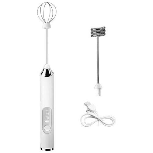 3 Gears Fast Charging Electric Milk Frother Foamer Mixer