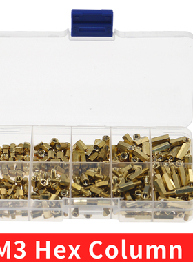 300Pcs/box 10value x 30pcs M3 Male-Female Brass Hex Column S